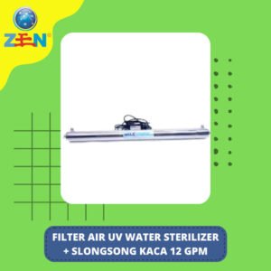 Ultra Violet FILTER AIR UV WATER STERILIZER PLUS SLONGSONG KACA 12 GPM