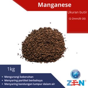 Manganese (Media Filter Air) Per Sak Atau Karung Berat 25 Kg