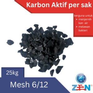 Karbon Aktif (Media Filter Air) Per Sak Atau Karung Berat 25 Kg
