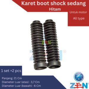 Karet Boot Trail, Cover Shock, Pelindung Shock Semua Jenis Motor Trail Ukuran Sedang (1 SET)