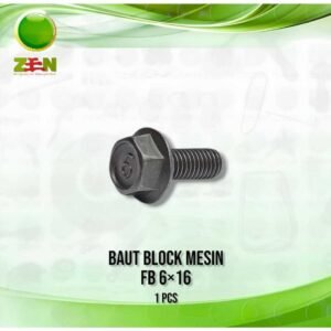 Baut Block Mesin FB Bolt Flange 6X16