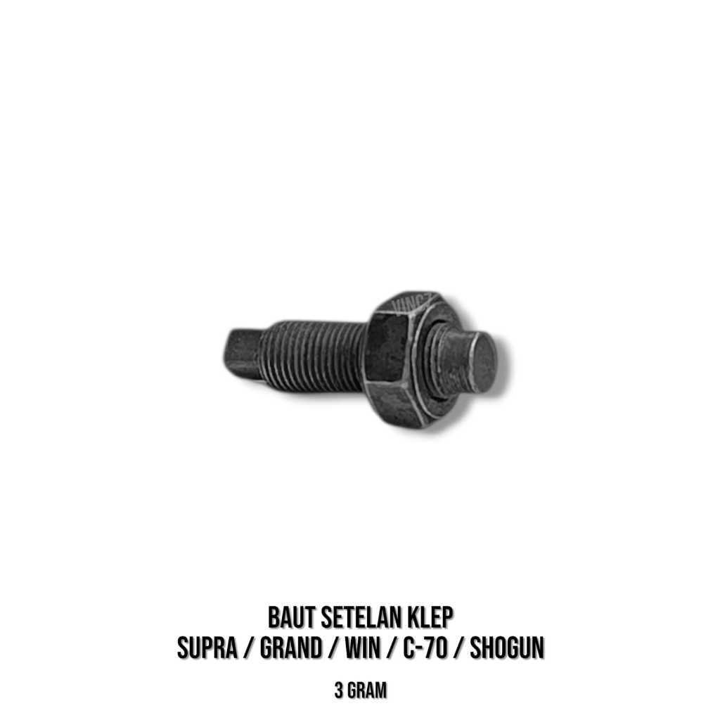 Baut Setelan Klep Supra / Grand / Win / C-70 / Shogun - Gambar 2