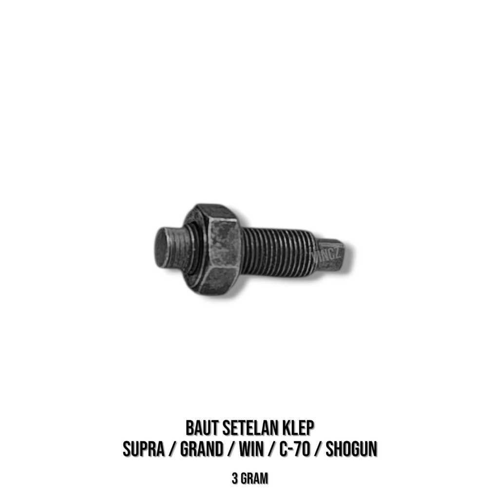Baut Setelan Klep Supra / Grand / Win / C-70 / Shogun - Gambar 3