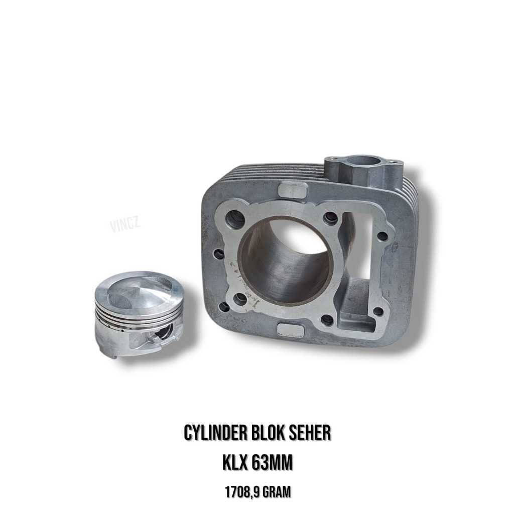 Cylinder Blok Seher Assy (1 Set Blok + Piston + Ring) KLX 63MM - Gambar 2