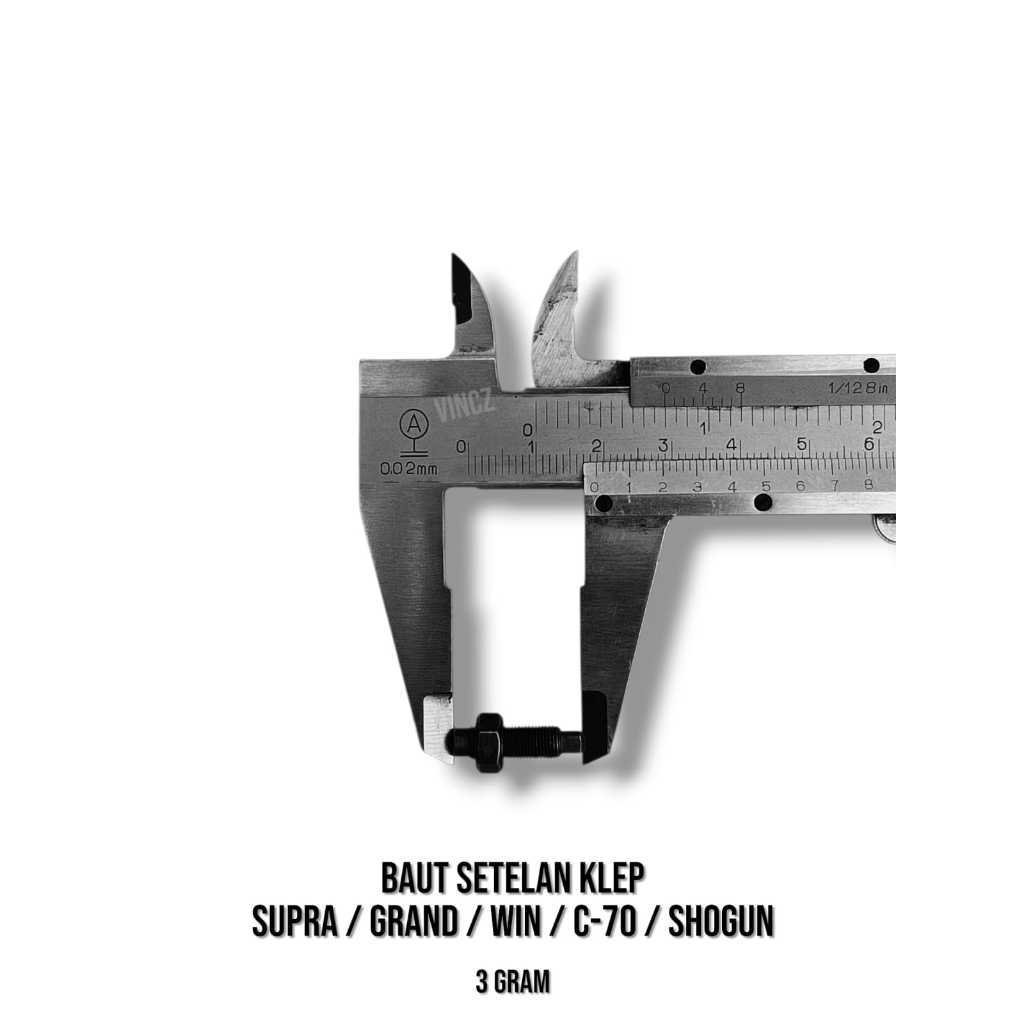Baut Setelan Klep Supra / Grand / Win / C-70 / Shogun - Gambar 4