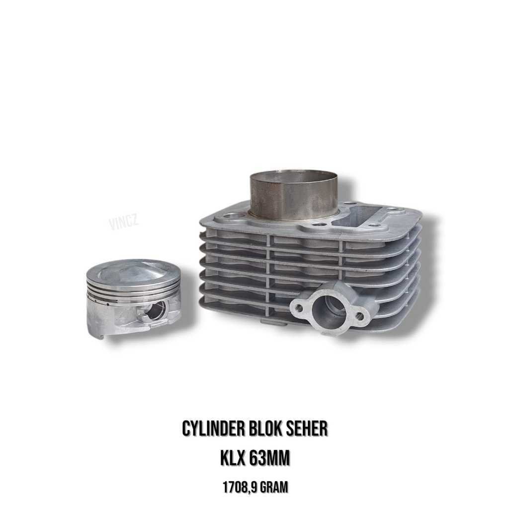 Cylinder Blok Seher Assy (1 Set Blok + Piston + Ring) KLX 63MM - Gambar 4