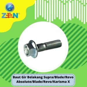 Baut/Baud Gear/Gir Belakang Supra X 125