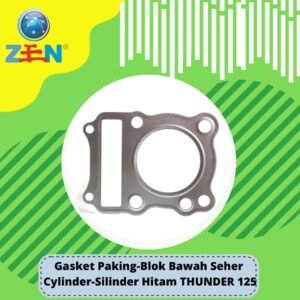 Gasket Paking-Packing Block-Blok Bawah Seher Cylinder-Silinder Hitam THUNDER 125