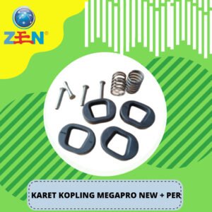Karet Kopling, Rumah Kopling Mega Pro New + Per Sintetis 100%