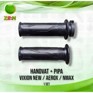 HAND GRIP/ HANDVAT/ HAND PAD / GRIP MOTOR + PIPA YAMAHA VIXION ORIGINAL?REM?PER?SET