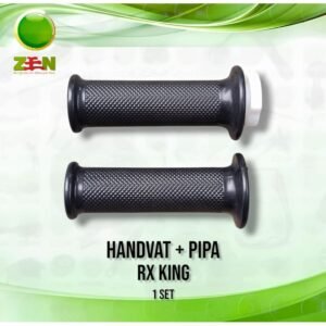 Handgrip / Handvat + Pipa Gas Standar RX KING Tahan Sobek Dan elastis ( 1 Pasang )