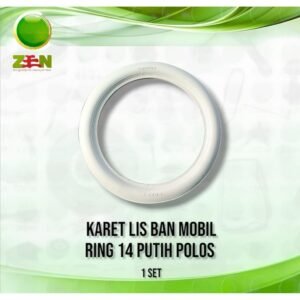 Karet Lis Ban White Wall Mobil Universal Ring 14" INCH Putih Polos (1 Set)