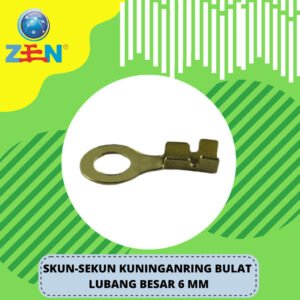 Skun, Sekun Konektor Kabel Motor Bulat Lubang Besar Ukuran 6mm Per 5