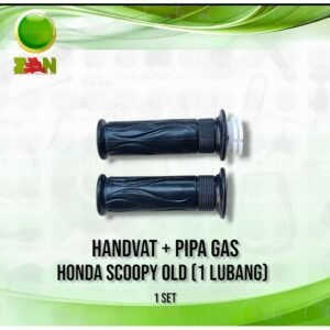 HAND GRIP/ HANDVAT/ HAND PAD / GRIP MOTOR + PIPA  SCOPPY OLD SPEK ASLI GENUINE ORIGINAL REM PER SET