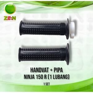 HAND GRIP/ HANDVAT/ HAND PAD / GRIP MOTOR + PIPA  NINja 150 SPEK ASLI GENUINE ORIGINAL REM PER SET
