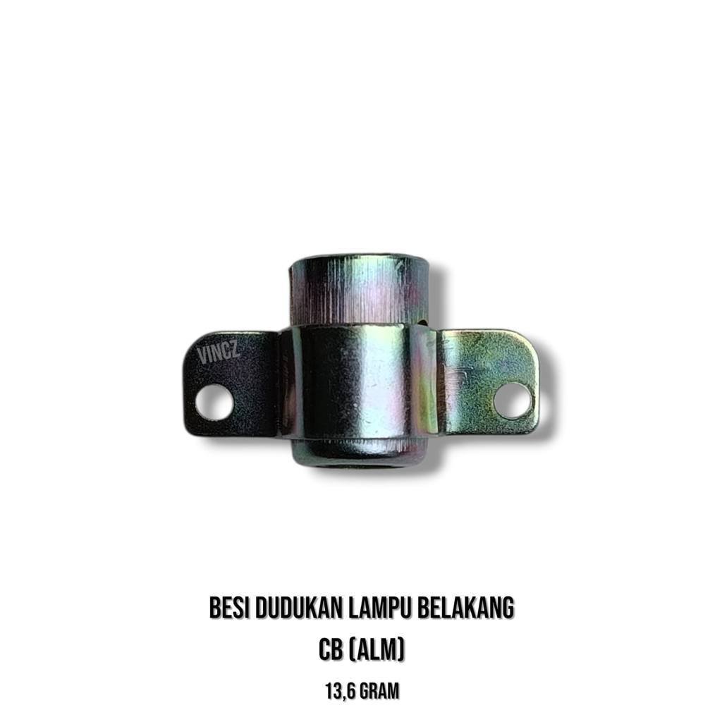Dudukan Bohlam Lampu Stop Belakang CB Alumunium - Gambar 4