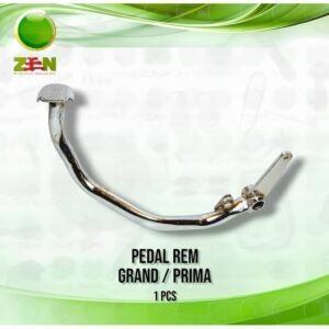 Pedal Rem, Besi Pedal Rem Belakang Grand / Prima Warna Chrome