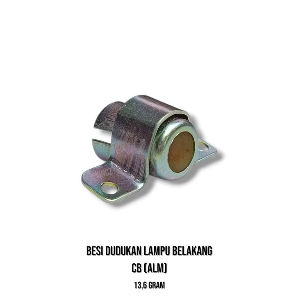 Dudukan Bohlam Lampu Stop Belakang CB Alumunium - Gambar 2